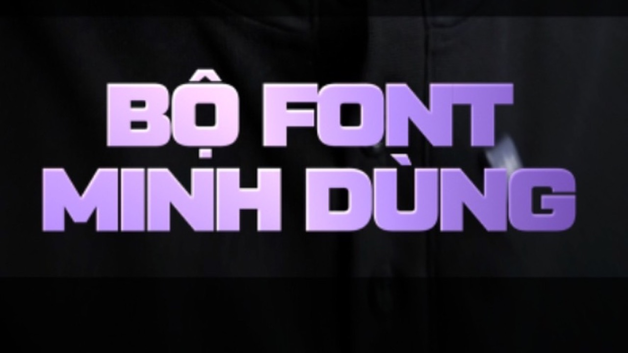 Font MinhVisualHooks