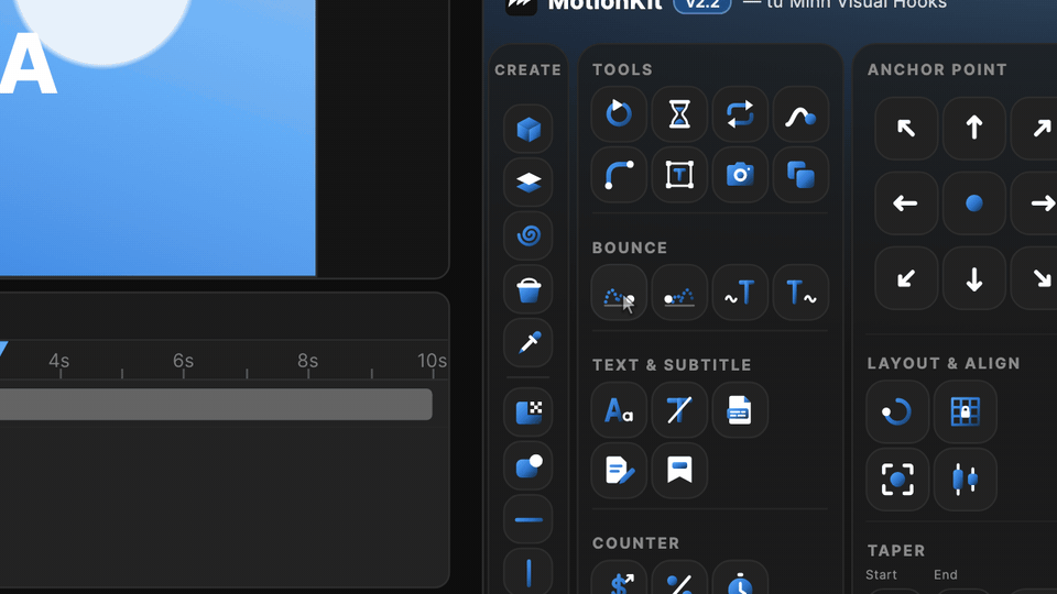 MotionKit – Tạo Solid, Null, Adjustment, Shape